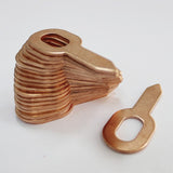 Anillos Rectos De Cobre Para Spotter 20pz