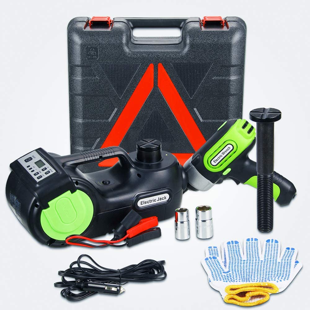 Kit Emergencia 5-1 Gato y Llave Eléctrico 12V