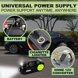 Kit Emergencia 5-1 Gato Y Llave Electrico 12v Hasta 53cm
