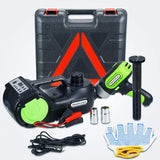 Kit Emergencia 5-1 Gato Y Llave Electrico 12v Hasta 53cm