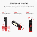 Lámpara Para Taller de Inspección Recargable 300 Lumen + 100 Lumen Led COB