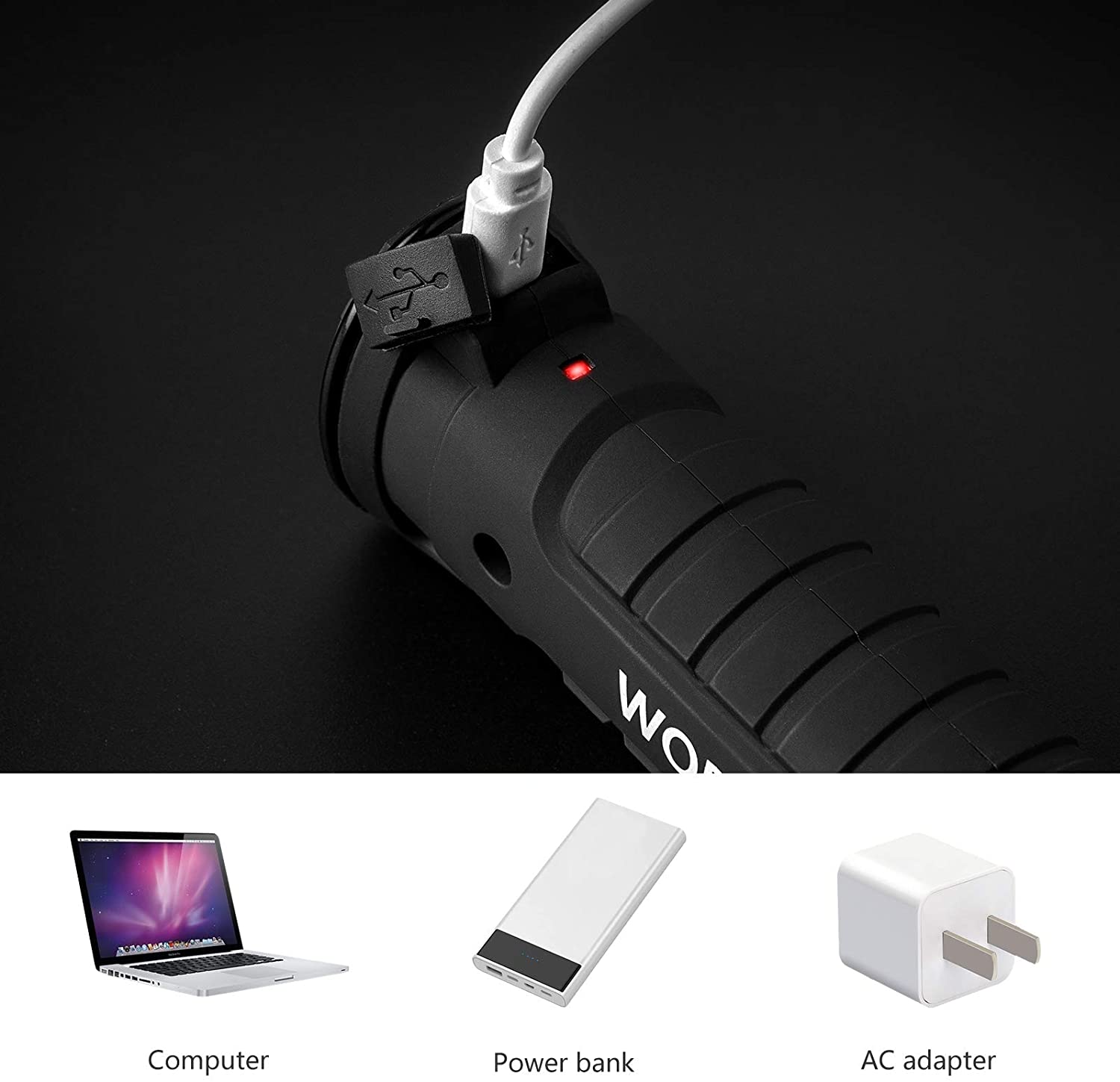 Lámpara Para Taller Recargable USB 360° 5 Modos De Iluminación