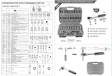 Juego Maestro de Puntas Y Dados Para Tuercas De Amortiguador