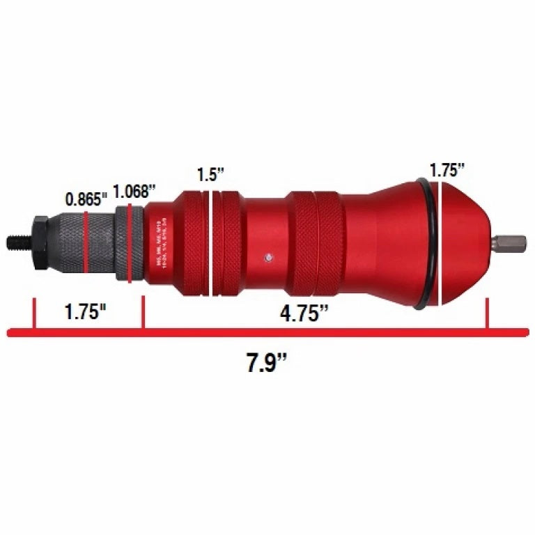 Adaptador Para Taladro Remachadora De Tuercas