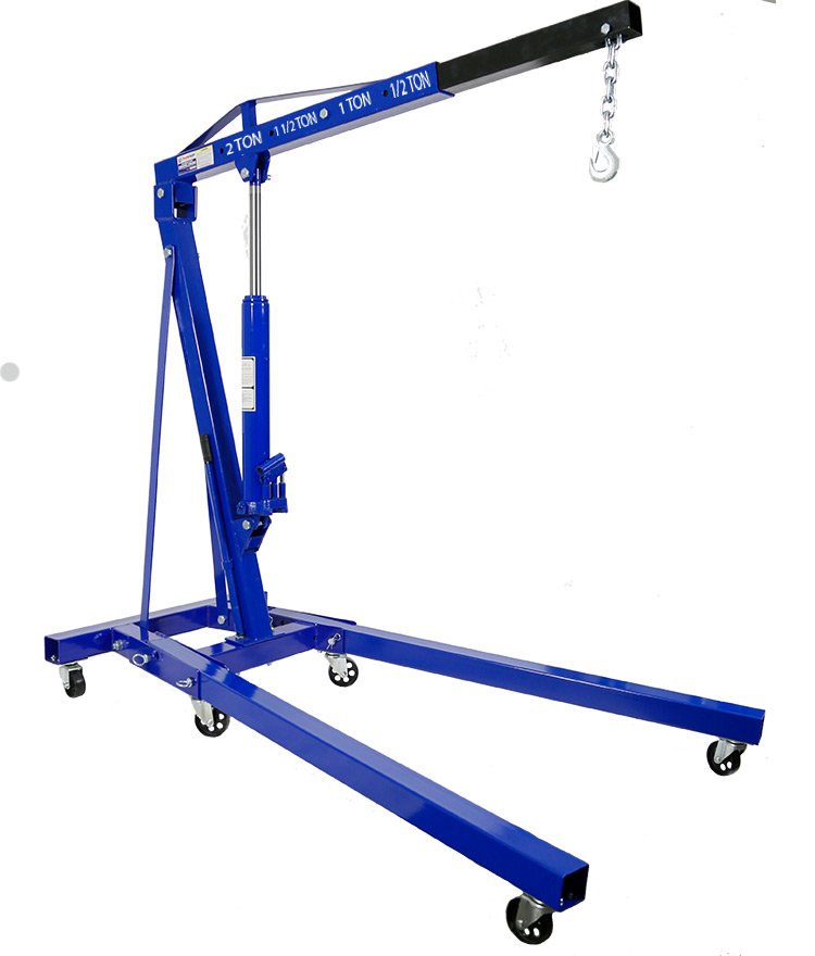 Pluma Hidráulica Para Motores Bomba Doble Plegable 2Ton