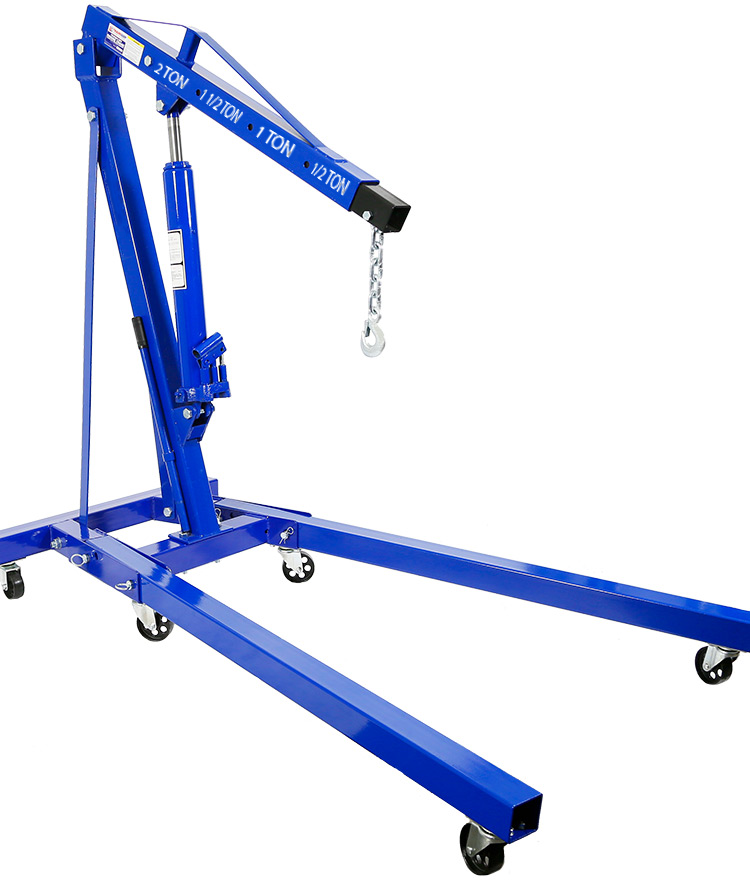 Pluma Hidráulica Para Motores Bomba Doble Plegable 2Ton