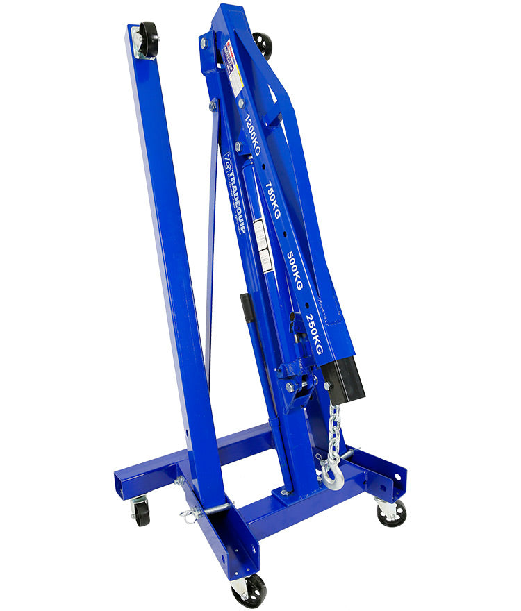 Pluma Hidráulica Para Motores Bomba Doble Plegable 2Ton