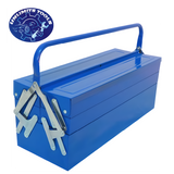 Caja De Herramientas Metalica 5 Compartimientos 42x20x20cm