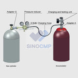 Herramienta Para Prueba De Presion Y Carga De Gas Nitrogeno 100 250 400 Bar